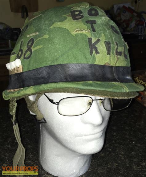 full metal jacket helmet replica|Full Metal Jacket, Private J.T 'Joker' Davis's helmet..